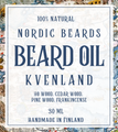 Nordic Beards Beard Oil Kvenland 30 ml
