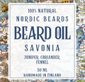 Nordic Beards Beard Oil Savonia 30ml