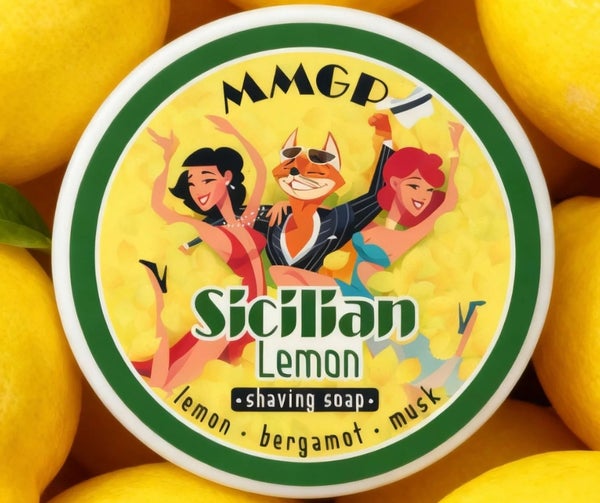 MMGP Sicilian Lemon Shaving Soap 100 g