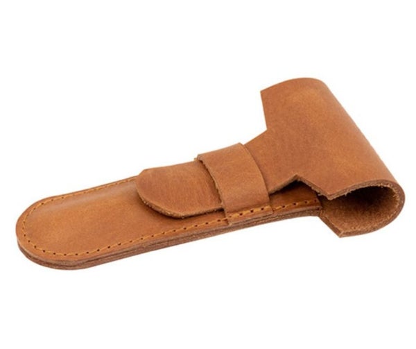 Merkur Leather Case for DE Razor brown
