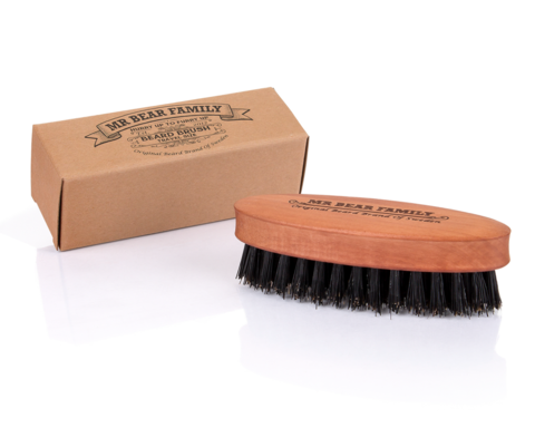 Mr Bear Family Beard Brush Travel Size