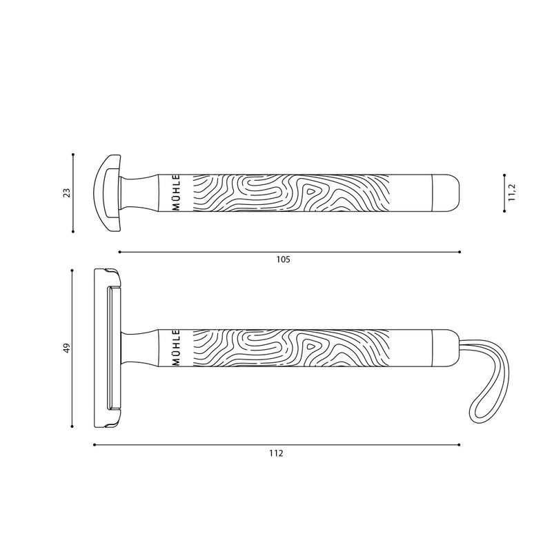M&uuml;hle Companion DE razor measurements